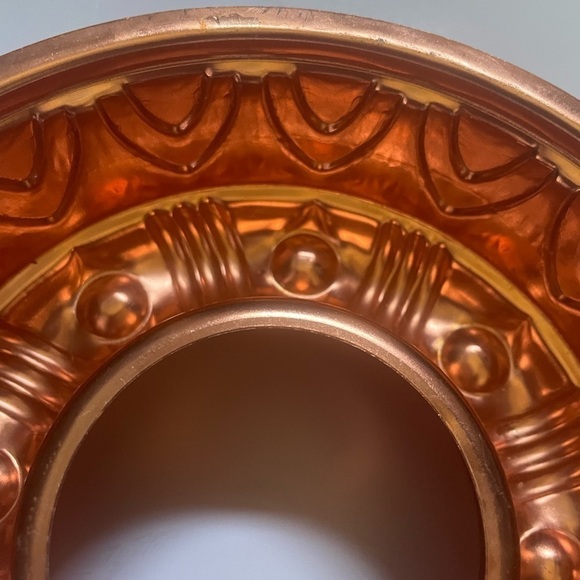 Vintage Round rose gold/copper Jello Ring Mold - with hanger 3 1/2 cup - Picture 6 of 8